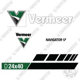 Aftermarket D24x40 Fits Vermeer Decal Kit Drill - 7 Year Outdoor 3m Vinyl
