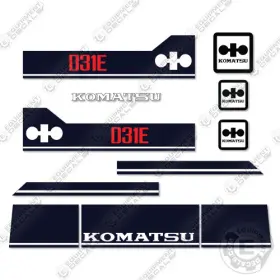 Aftermarket D31e-18 Fits Komatsu Decal Kit Dozer - 7 Year Outdoor 3m Vinyl