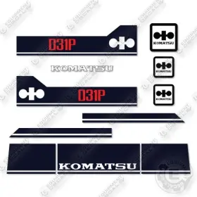 Aftermarket D31p-18 Fits Komatsu Decal Kit Tractor -7 Year Outdoor 3m Vinyl