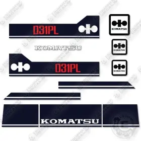 Aftermarket D31pl-18 Fits Komatsu Decal Kit Tractor -7 Year Outdoor 3m Vinyl