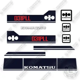 Aftermarket D31pll-18 Fits Komatsu Decal Kit Tractor -7 Year Outdoor 3m Vinyl
