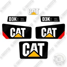 Aftermarket D3k2 Fits Caterpillar Xl Decal Kit Tractor- New Style - 7 Year Outdoor 3m Vinyl
