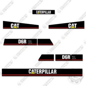 Aftermarket D6rxl Fits Caterpillar D6r Xl Series 2 Decal Kit Dozer - 7 Year Outdoor 3m Vinyl