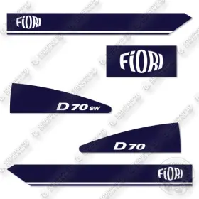 Aftermarket D70sw Fits Fiori Decal Kit Dumper - 7 Year Outdoor 3m Vinyl