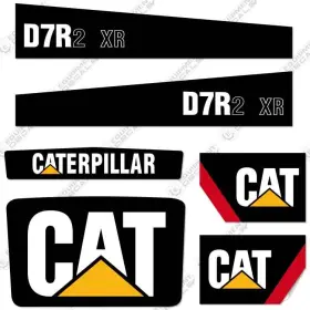 Aftermarket D7r2 Fits Caterpillar Xr Dozer Decal Kit - 7 Year Outdoor 3m Vinyl