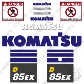 Aftermarket D85ex-18 Fits Komatsu Decal Kit Dozer - 7 Year Outdoor 3m Vinyl Aftermarket D85ex-18 Fits Komatsu Decal Kit Dozer - 7 Year Outdoor 3m Vinyl
