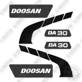 DA30 Doosan Decal Articulated Dump Kit DA30 Doosan Decal Articulated Dump Kit