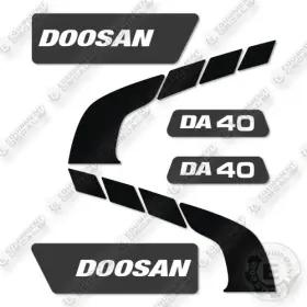 DA40 Doosan Decal Articulated Dump Kit
