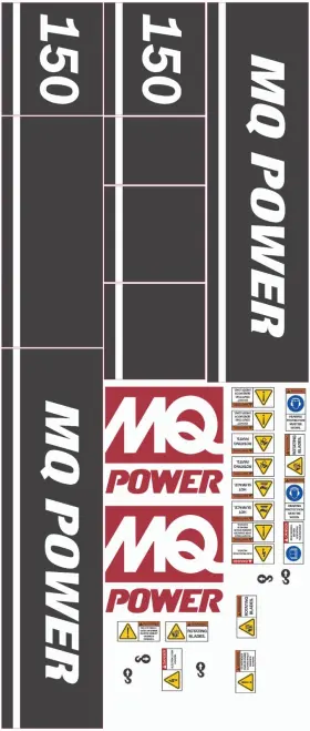 Aftermarket Dca-150 Fits Multiquip Generator Whisperwatt Decals Dca 125 Replacement Sticker Set