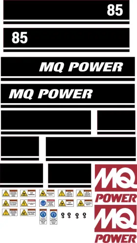 Aftermarket Dca-85 Fits Multiquip Generator Whisperwatt Decals Dca 85 Replacement Sticker Set