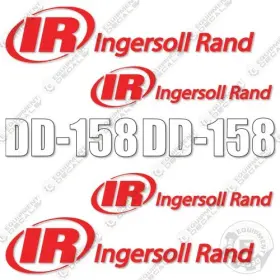 Aftermarket Dd-158 Fits Ingersoll Rand Decal Kit Roller - 7 Year Outdoor 3m Vinyl