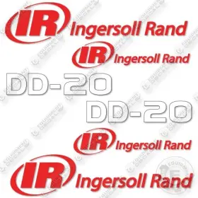 Aftermarket Dd-20 Fits Ingersoll-rand Decal Kit Compactor - 7 Year Outdoor 3m Vinyl