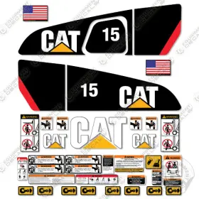 Aftermarket Dp15n Fits Caterpillar Decal Kit Forklift - 7 Year Outdoor 3m Vinyl