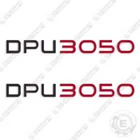 Aftermarket Dpu3050 Fits Wacker Neuson Decal Kit Vibratory Plate - 7 Year Outdoor 3m Vinyl