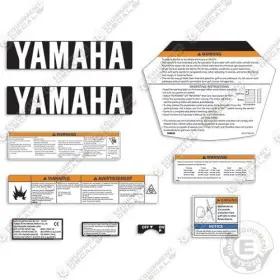 Aftermarket Dr2a17 Fits Yamaha Drive 2 Golf Cart Decal Kit - 7 Year Outdoor 3m Vinyl