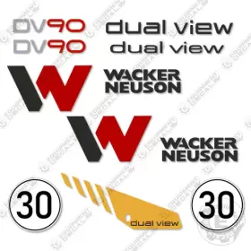 Aftermarket Dv90 Fits Wacker Neuson Decal Kit Dumper - 7 Year Outdoor 3m Vinyl