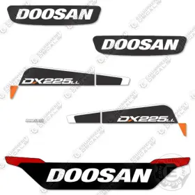 Aftermarket Dx225ll-5 Fits Doosan Dx255ll-5 Decal Kit Excavator - Not Genuine Oem