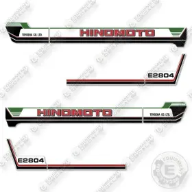 E2804 Hinomoto Decal Tractor Kit