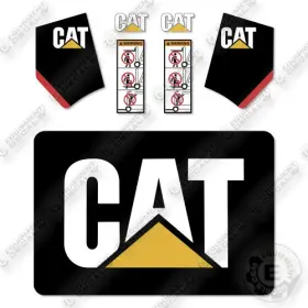 Aftermarket E4000 Caterpillar Decal Kit Forklift-