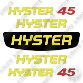 Aftermarket E45xn Fits Hyster Decal Kit Forklift- 7 Year Outdoor 3m Vinyl