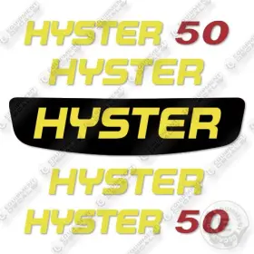 Aftermarket E50xn Fits Hyster Decal Kit Forklift- 7 Year Outdoor 3m Vinyl