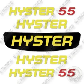 Aftermarket E55xn Fits Hyster Decal Kit Forklift- 7 Year Outdoor 3m Vinyl