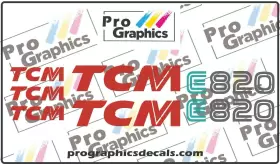 Aftermarket E820 Tcm Decals