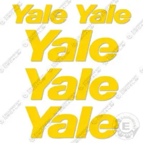 Aftermarket Erc060vgn80te088 Fits Yale Decal Kit Forklift - 7 Year Outdoor 3m Vinyl