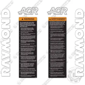 Aftermarket Etr35tt Fits Raymond Decal Kit Forklift