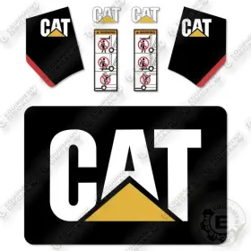 Aftermarket Ex5000 Caterpillar Decal Kit Forklift -