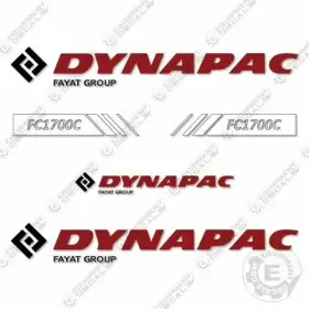 Aftermarket Fc1700c Fits Dynapac Decal Kit Paver Equipment Decals - 7 Year Outdoor 3m Vinyl Aftermarket Fc1700c Fits Dynapac Decal Kit Paver Equipment Decals - 7 Year Outdoor 3m Vinyl