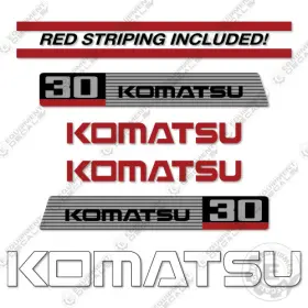 Aftermarket Fg30t-11 Fits Komatsu Decal Kit Forklift - 7 Year Outdoor 3m Vinyl Aftermarket Fg30t-11 Fits Komatsu Decal Kit Forklift - 7 Year Outdoor 3m Vinyl