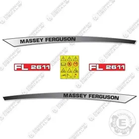 Aftermarket Fl2611 Fits Massey Ferguson Decal Kit Front End Loader Attachment