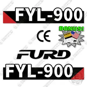 Aftermarket Fyl-900 Fits Furd Decal Kit Roller - 7 Year Outdoor 3m Vinyl