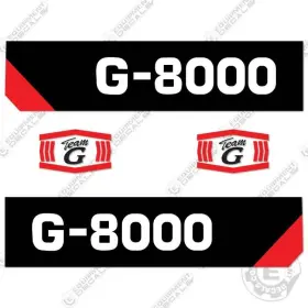 Aftermarket G-8000 Fits Team G Decal Kit Water Truck Decals - 7 Year Outdoor 3m Vinyl