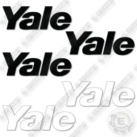 Aftermarket Gc120svx9gse100 Fits Yale Decal Kit Forklift - 7 Year Outdoor 3m Vinyl