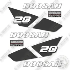 Aftermarket Gc20sc-9 Doosan Decal Kit Forklift- - Not Genuine Oem