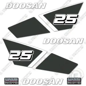 Aftermarket Gc30s-9 Fits Doosan Decal Kit Forklift - 7 Year Outdoor 3m Vinyl