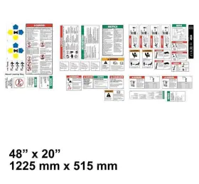 Aftermarket Gn44748 Genie Aerial Work Platform Safety Decal Kit Aftermarket Gn44748 Genie Aerial Work Platform Safety Decal Kit