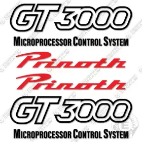 Aftermarket Gt3000 Fits Prinoth Decal Kit Crane - 7 Year Outdoor 3m Vinyl