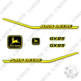 Aftermarket Gx85 Fits John Deere Decal Kit Mower - 7 Year 3m Outdoor Vinyl