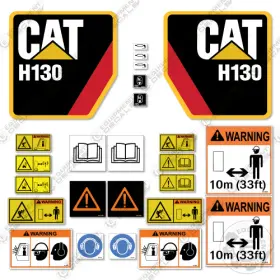 Aftermarket H130 Fits Caterpillar Decal Kit Hammer - 7 Year Outdoor 3m Vinyl Aftermarket H130 Fits Caterpillar Decal Kit Hammer - 7 Year Outdoor 3m Vinyl