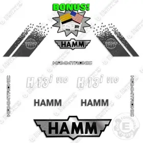 Aftermarket H13i Fits Hamm Vio Older Style Decal Kit Compactor Decals Replacement Stickers