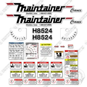 Aftermarket H8524 Fits Maintainer Decal Kit Safety Stickers With Logos - 7 Year 3m Vinyl Aftermarket H8524 Fits Maintainer Decal Kit Safety Stickers With Logos - 7 Year 3m Vinyl