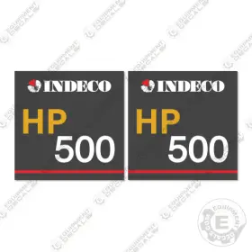 Aftermarket Hd500 Fits Indeco Hp500 Decal Kit Hydraulic Hammer Replacement Stickers - 3m Vinyl