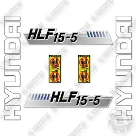 Aftermarket Hlf15-5 Fits Hyundai Decal Kit Forklift- 7 Year Outdoor 3m Vinyl
