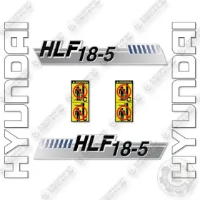 Aftermarket Hlf18-5 Fits Hyundai Decal Kit Forklift- 7 Year Outdoor 3m Vinyl