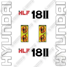 Aftermarket Hlf18-ii Fits Hyundai Decal Kit Forklift- 7 Year Outdoor 3m Vinyl