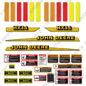 Aftermarket Hx14 Fits John Deere Decal Kit Rotary Cutter - 7 Year 3m Outdoor Vinyl Aftermarket Hx14 Fits John Deere Decal Kit Rotary Cutter - 7 Year 3m Outdoor Vinyl