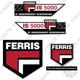 Aftermarket Is5000z Fits Ferris Decal Kit Mower - 7 Year Outdoor 3m Vinyl